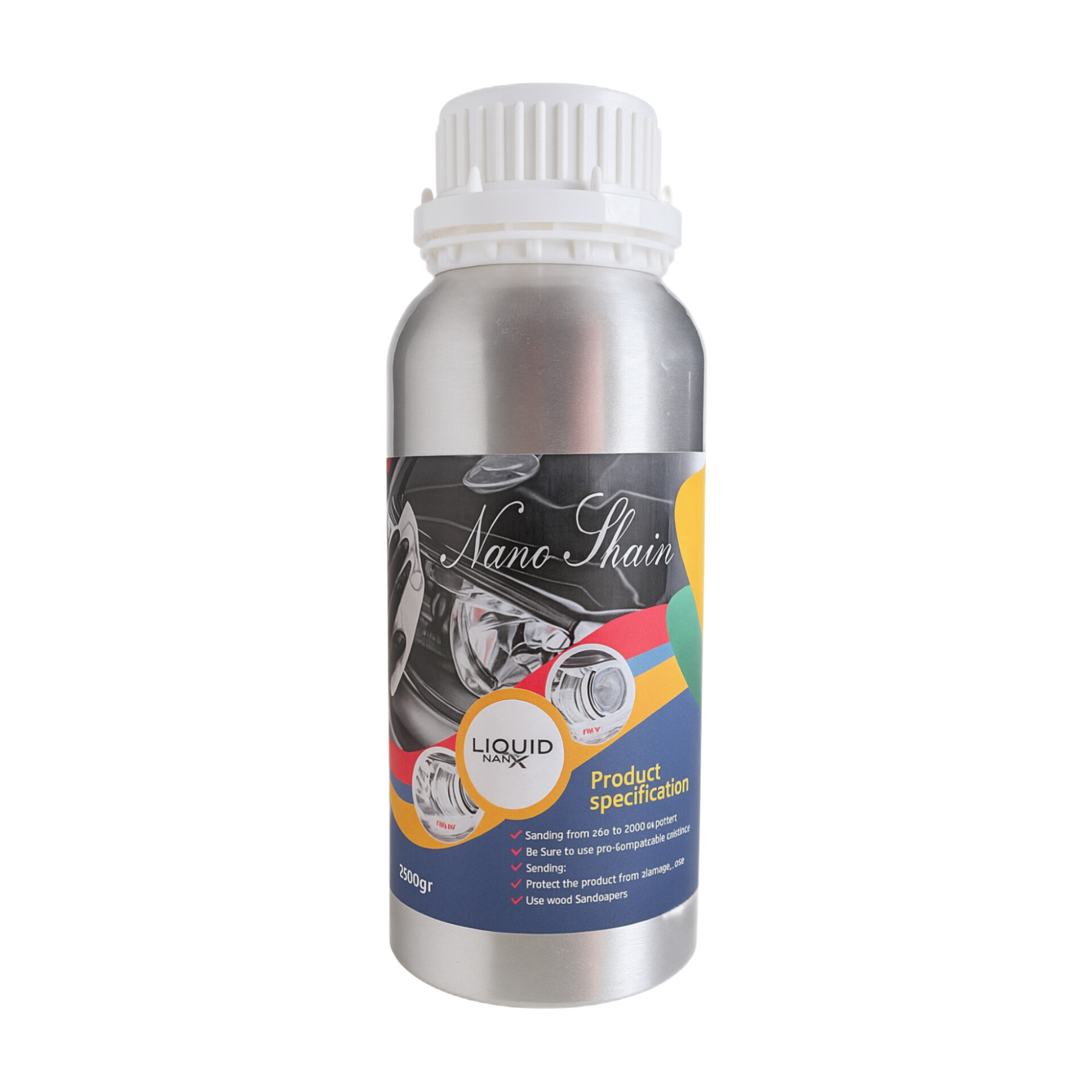 مایع مخصوص دستگاه شفاف سازی چراغ خودرو کره ای نانو شاین مدل Nano shain Coating Headlight