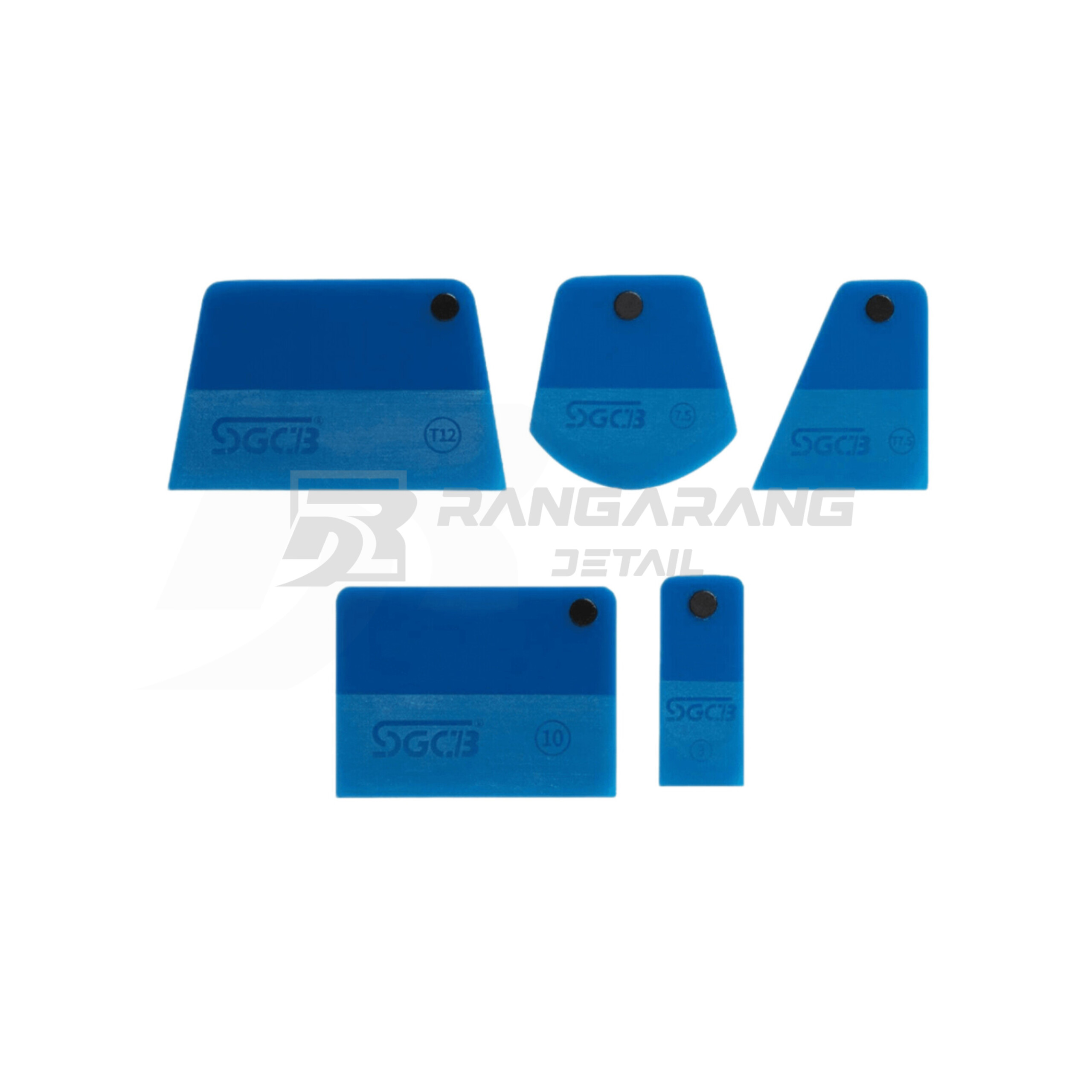 ست ابزارآلات اجرای کاور و پی پی اف اس جی سی بی مدل SGCB PPF Squeegee Kit