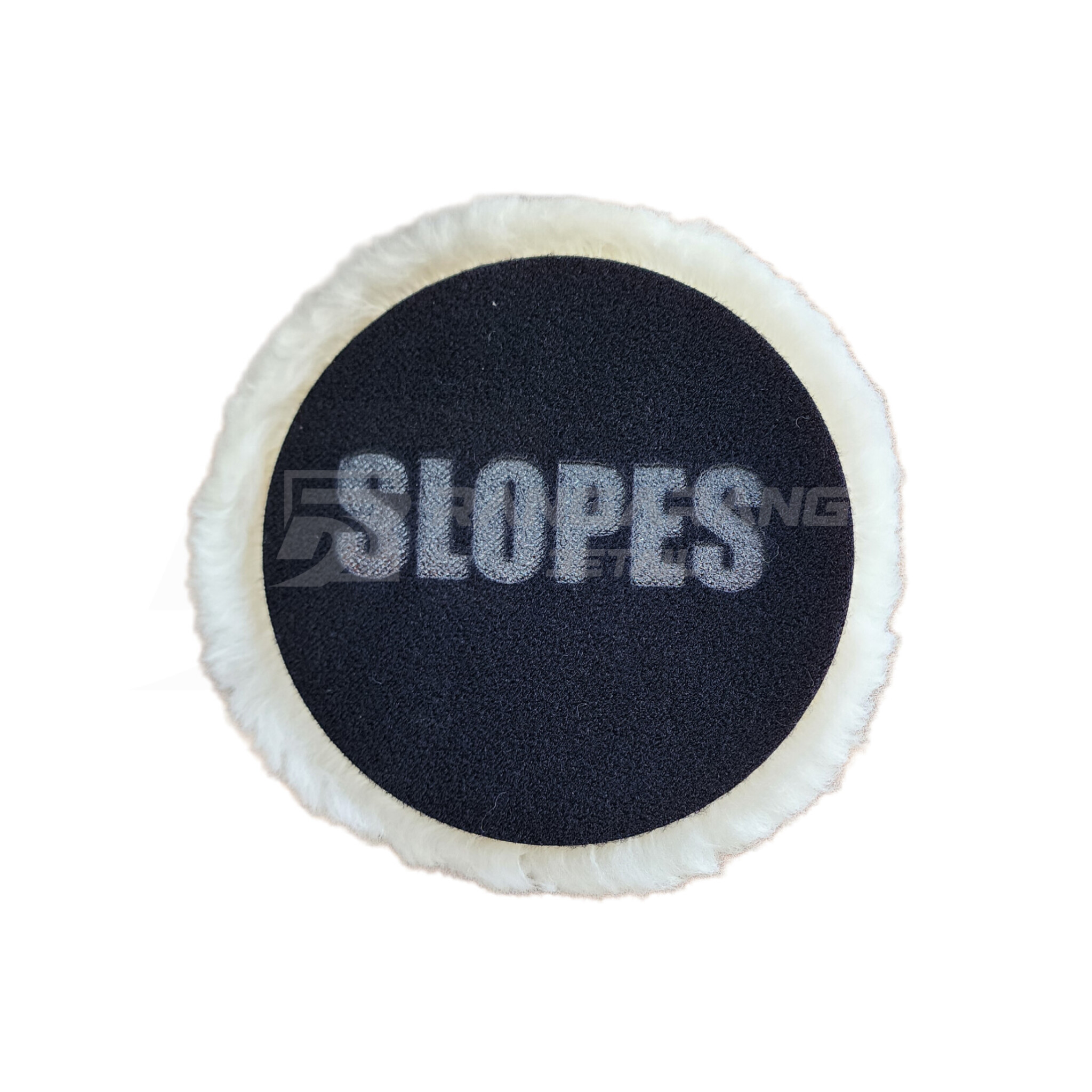 وول پد پوست بره سفید اسلوپس مدل Slopes Lambskin Polishing Pad 130mm