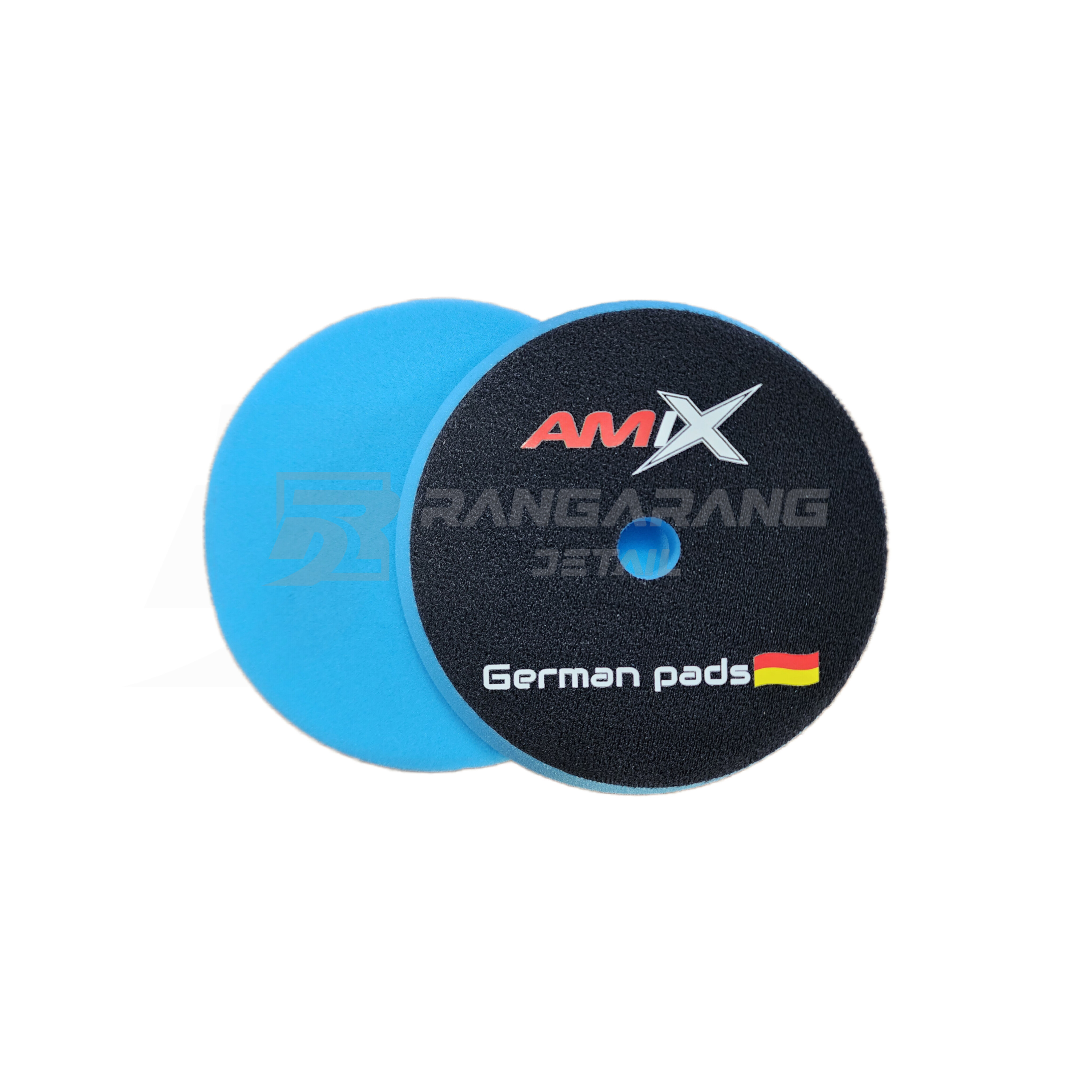 پد پولیش متوسط آبی آمیکس ۱۲۵ میلیمتری AMIX