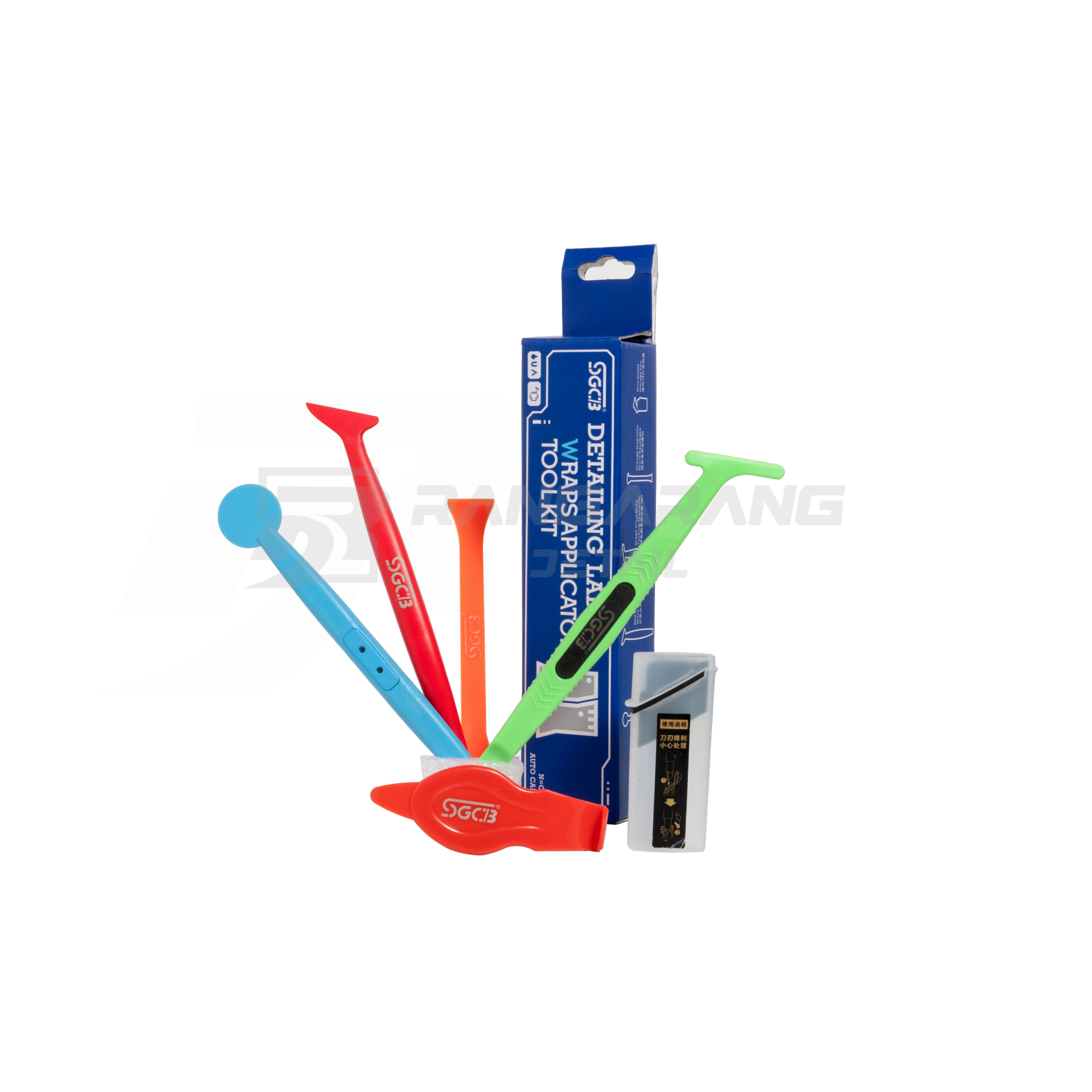 ست ابزارآلات اجرای کاور و پی پی اف اس جی سی بی مدل SGCB Wraps Applicator Tool Kit